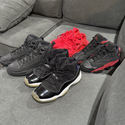 Jordan 11, 12,13 And Nike Huaraches  