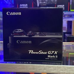 Canon Powershot G7X Mark II 