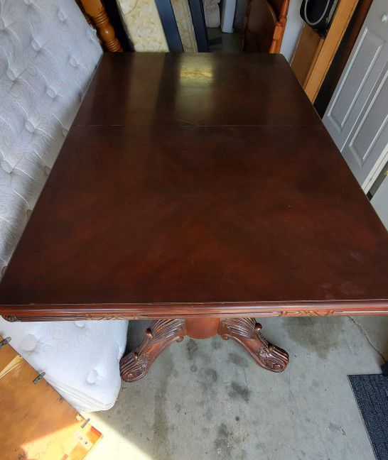Oak Dining Table With Extender