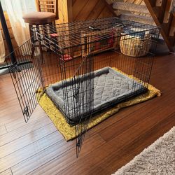Dog Crate & Mat