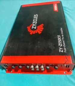 FOR  SALE  CAR  AUDIO    AMPLIFIER   ZYZCLES   6800W  MAX🍀🍀   ( NEGOTIABLE )🍀🍀