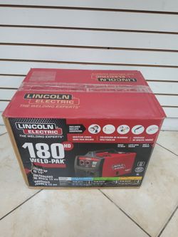 New Lincoln electric 180hd weld pack might Flux Corded wire feed welder k2515-1