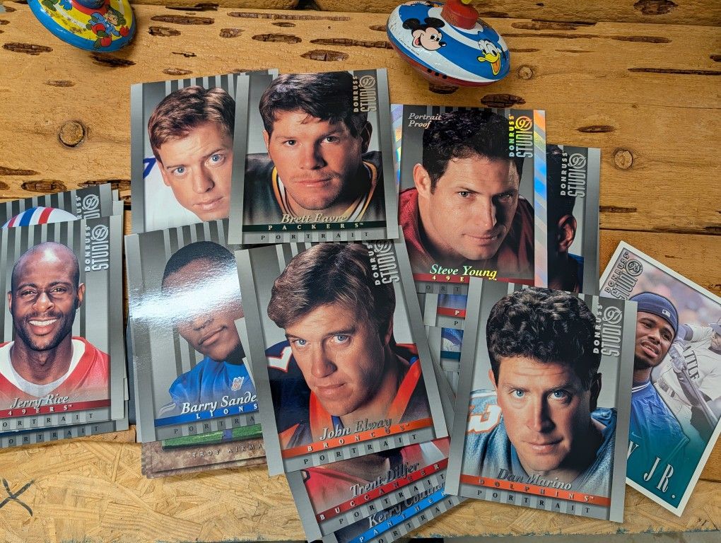 1997 Portrait Studio 8x10 Cards. Includes Steve Young Silver Portrait