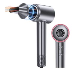 Brand New Hair Dryer, 1400W Professional High Speed Hairdryer for Fast Drying, 500 Million Negative Ionic Hair Dryer, 3 Speeds and 5 Temps with HD Dis