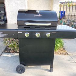 Charbroil Grill With Tank Cover And BBQ Tools