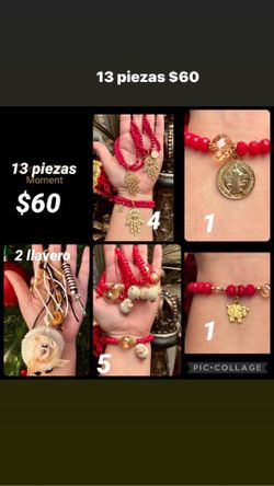 Pulseras 13 piezas ❤️