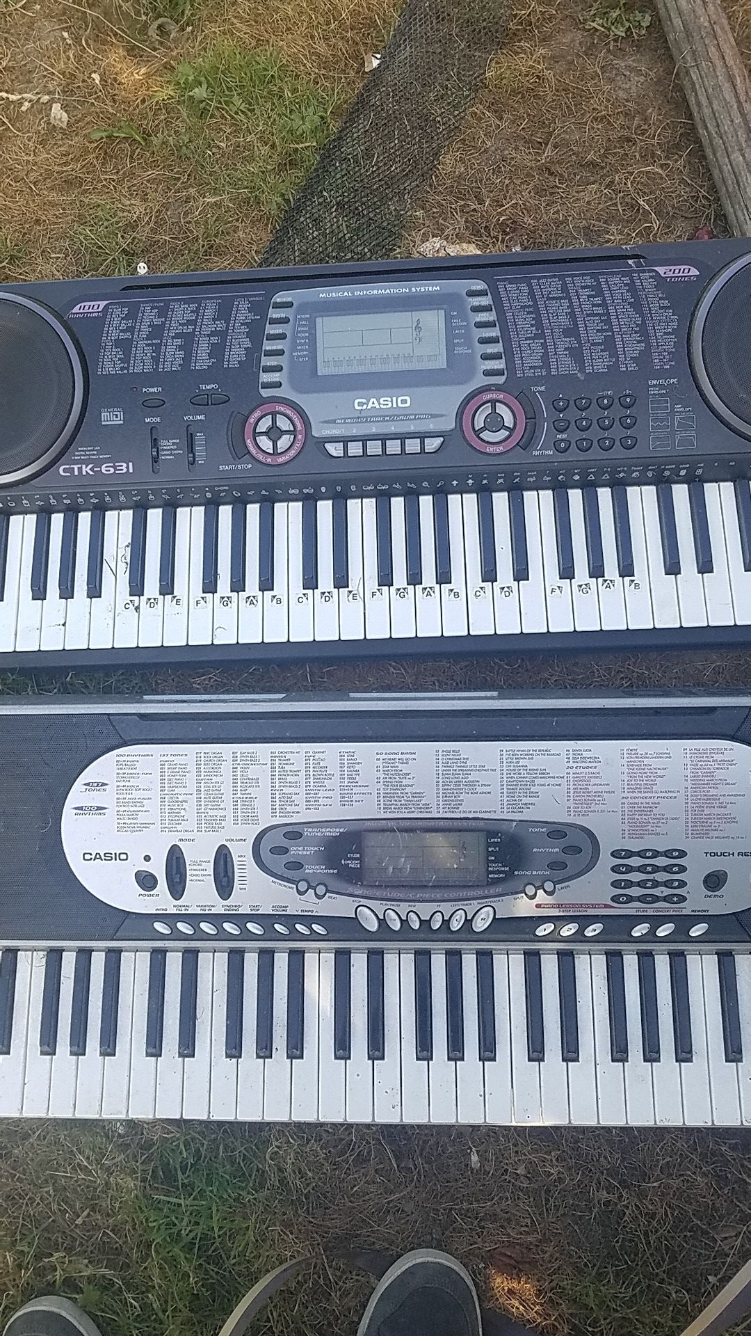 2....Casio keyboard old school style ...$60 a piece