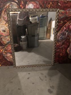 Mirror, 43 in L x 2 in W x 53.5 in H