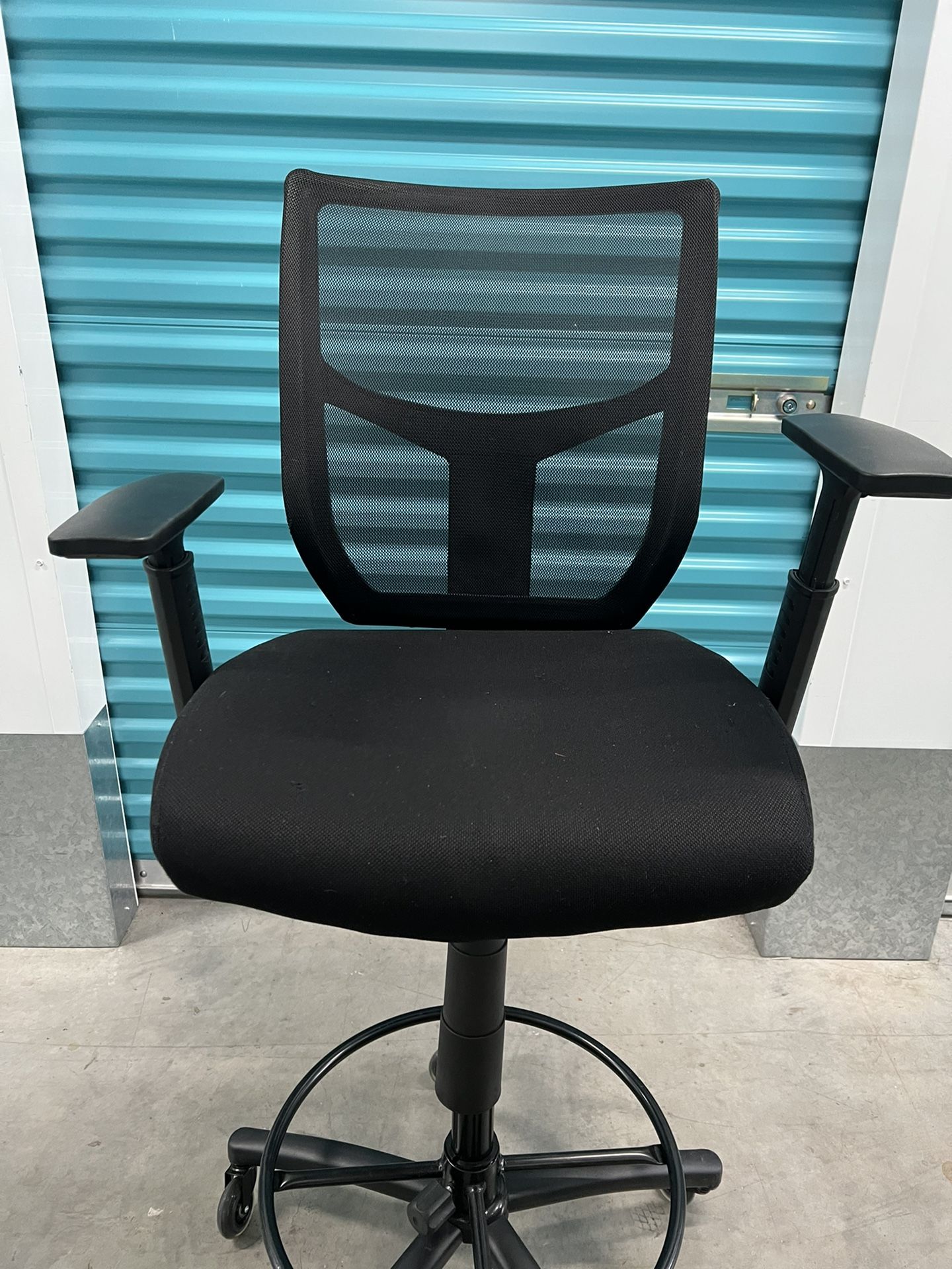 Drafting Chair - Tall Office Chair for Standing Desk, High Work Stool, Counter H