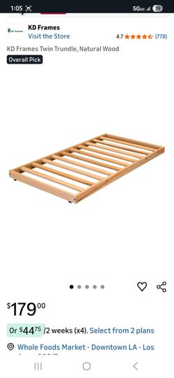 Twin trundle bed