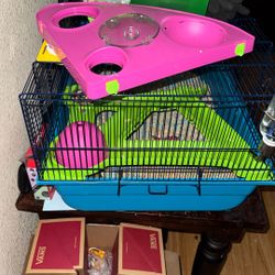 Hamster 🐹 Cage With All accessories 