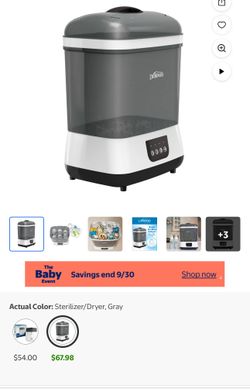 dr browns steriliser and dryer