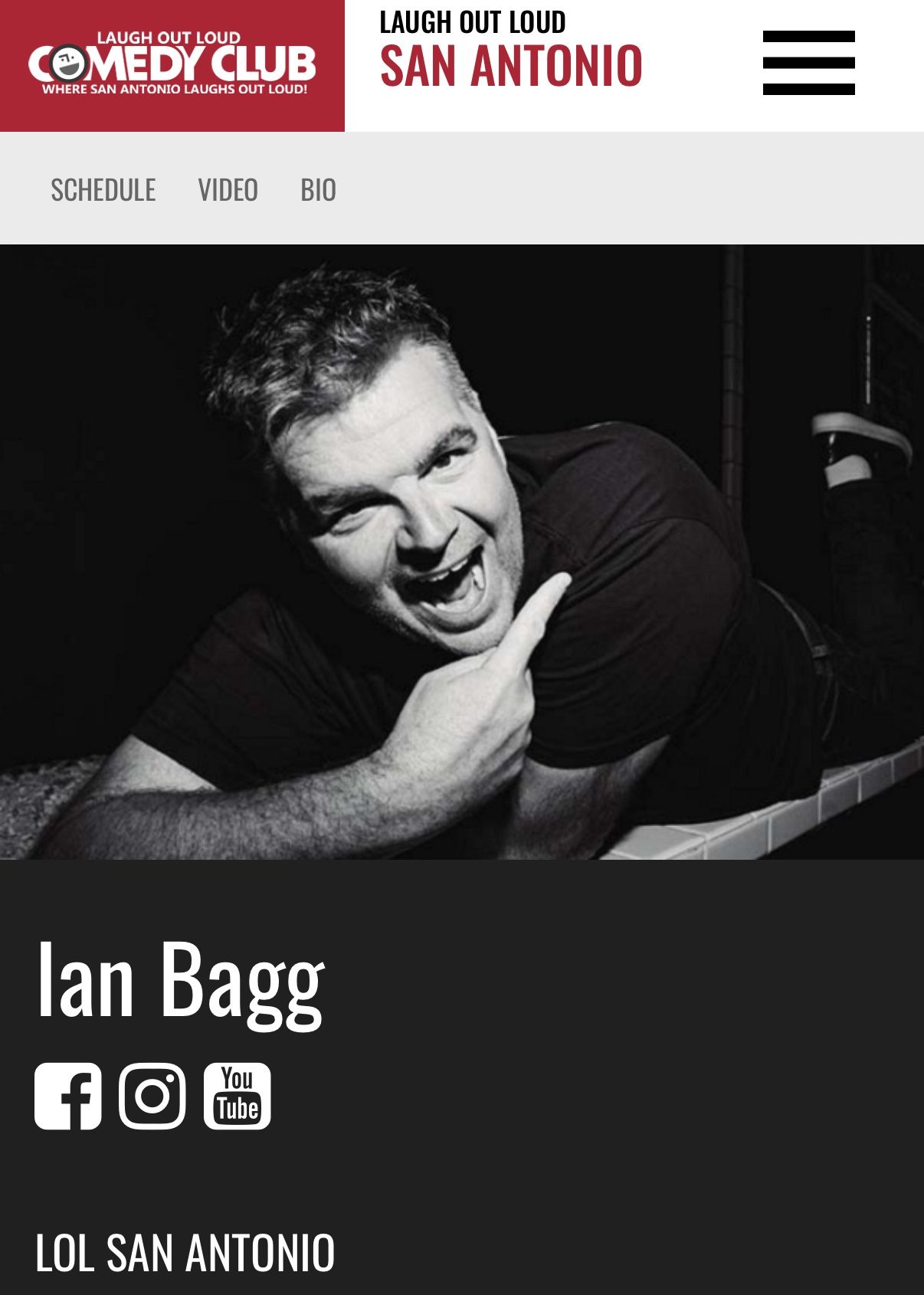 Ian Bagg- 2 Tickets