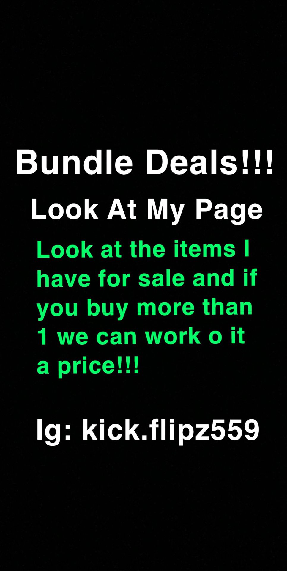 Buy more than 1 item for better pricing!!! Read description
