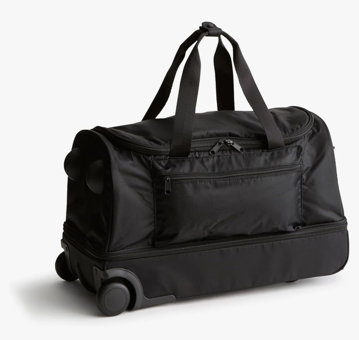 Vera Bradley Women's Ripstop Adair Rolling Duffel Bag - Moonless Night/ Black