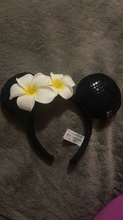 Disney Minnie Mouse Ears Headband with Flowers