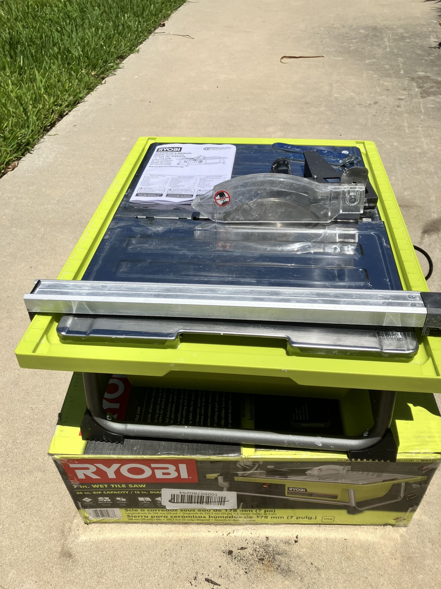 Ryobi 7 Inch Tile Saw
