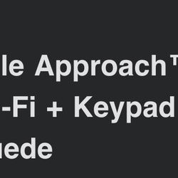Yale Approach Keypad Bundle 