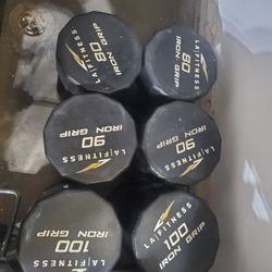 Iron Grip Dumbbells