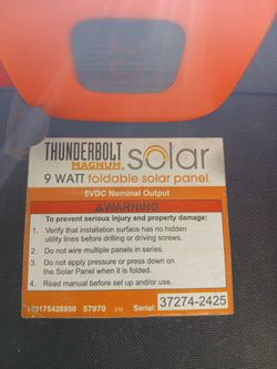 9 Watt Solar Panel