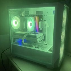 Gaming PC with Radeon 9060xt - White Build! Phenomenal Christmas Gift! 