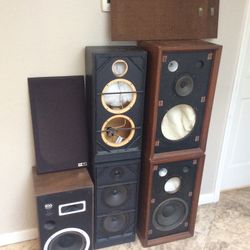 Lot of Quality Speakers for Parts/ Repair 