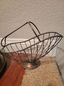 Vintage silver baskets trays from Germany wedding Christmas Decorations Thanksgiving Vanity tray