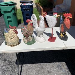 Decorative Roosters(5)