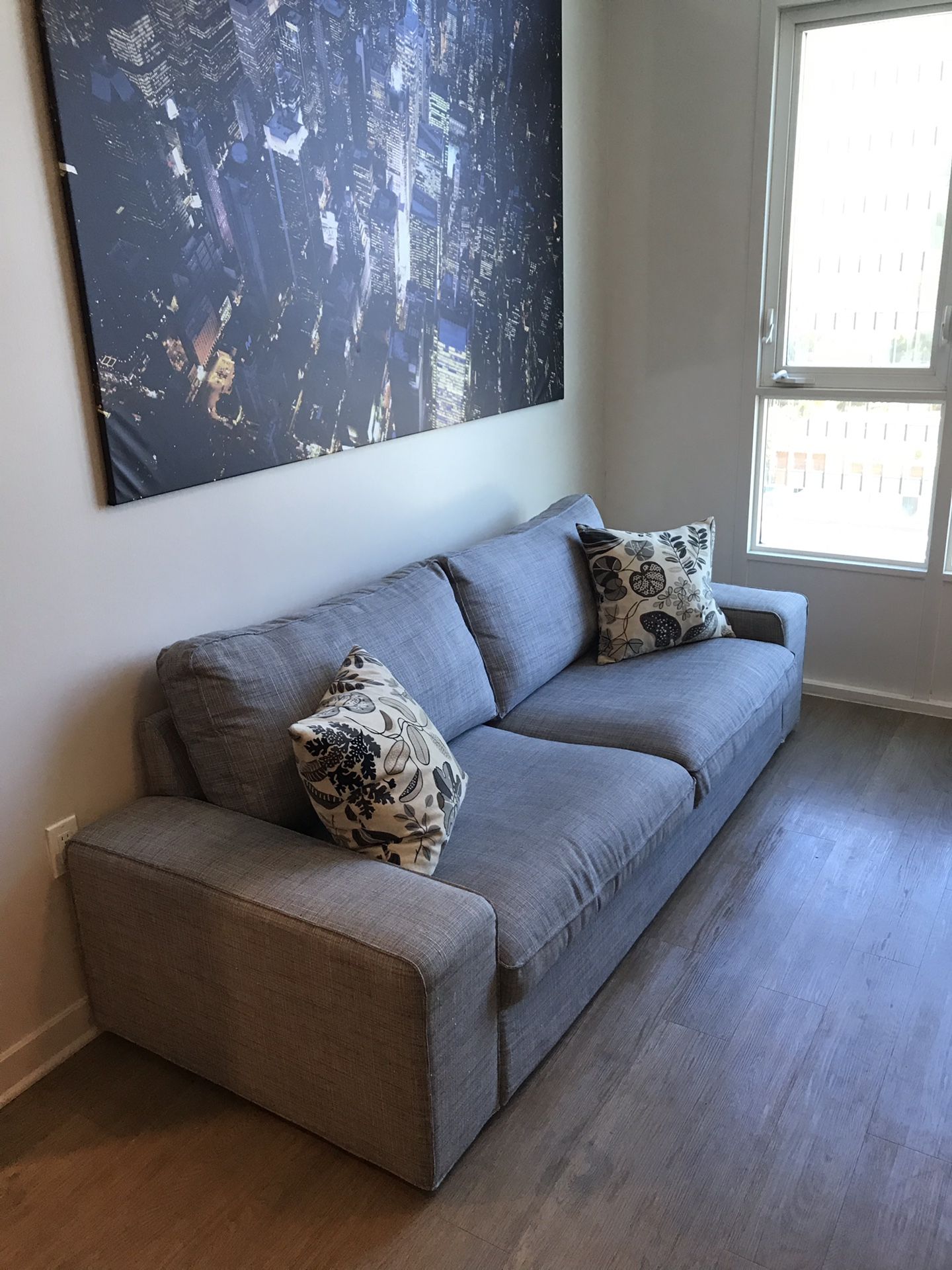 Grey modern couch $350