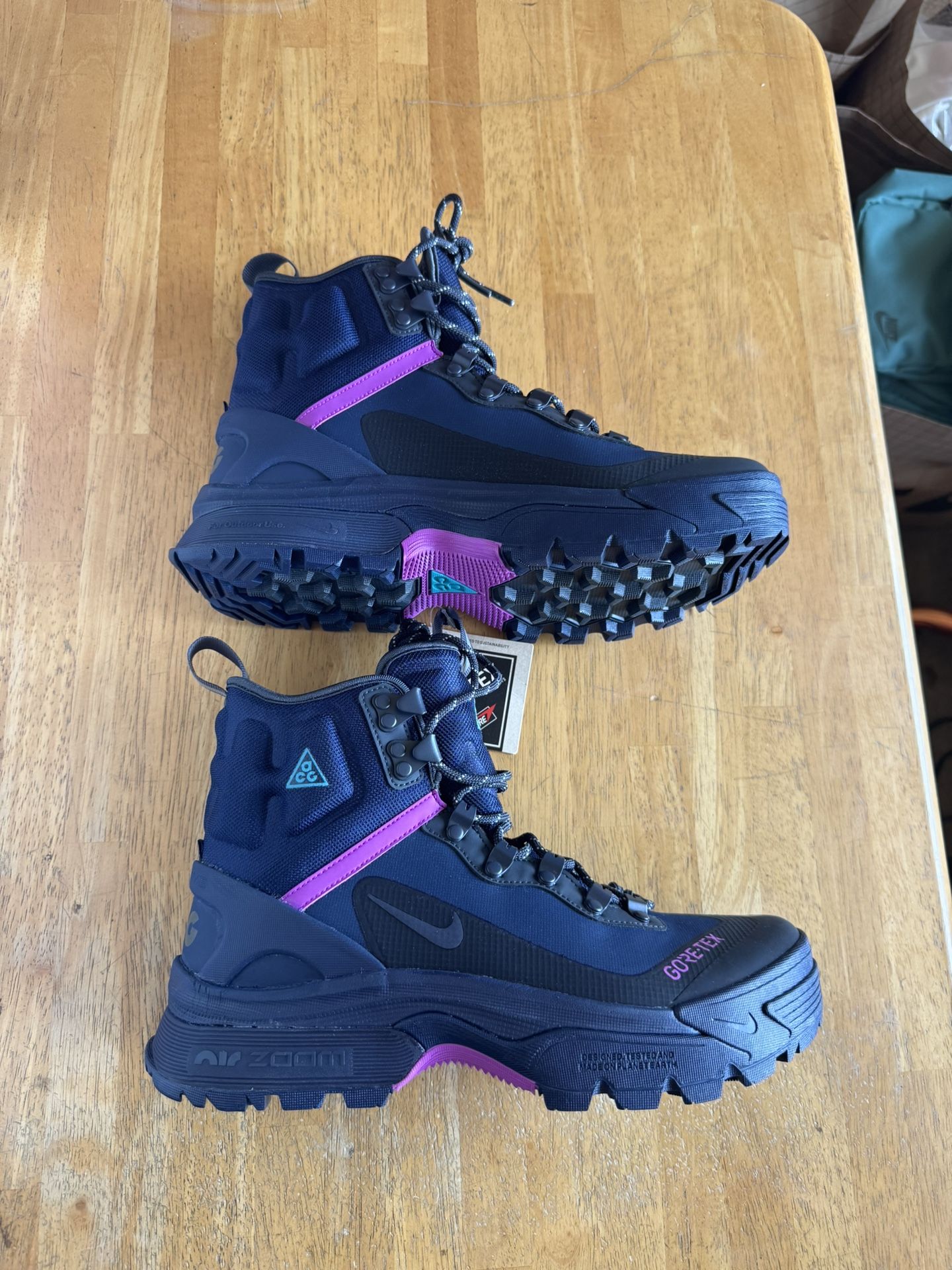 New Nike Acg Zoom Gaiadome Shoes Boots Obsidian Navy Blue Men's