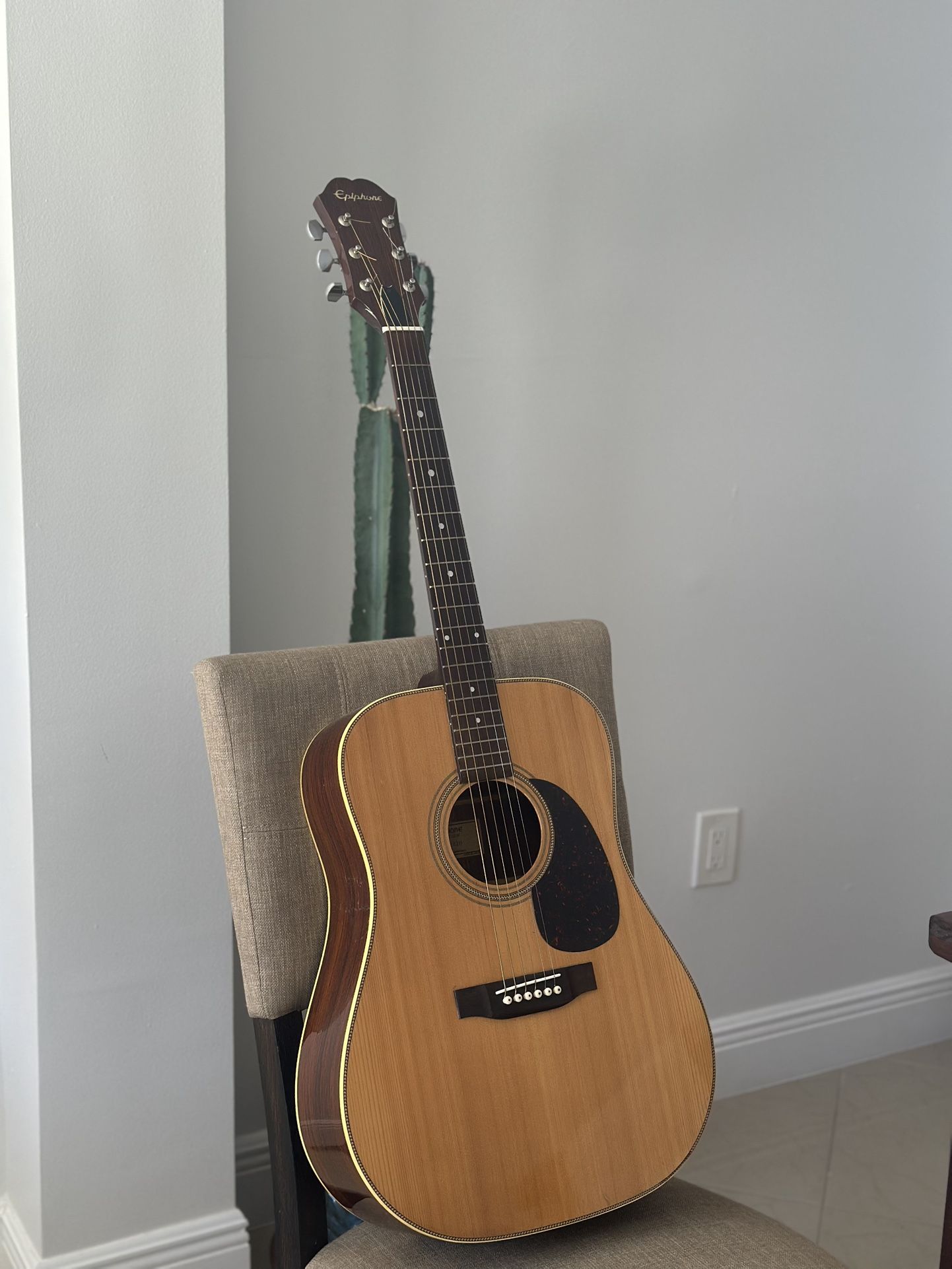 1980s Epiphone PR-715 Acoustic Guitar