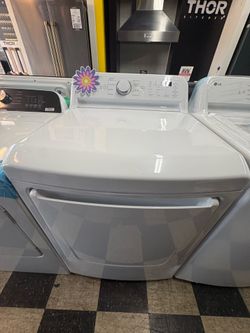 LG Dryer In White