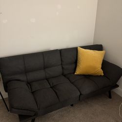 Grey Futon Sofa Bed 