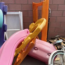 Kids play set with slide