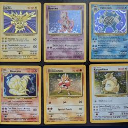 Vintage Pokemon Trading Cards 