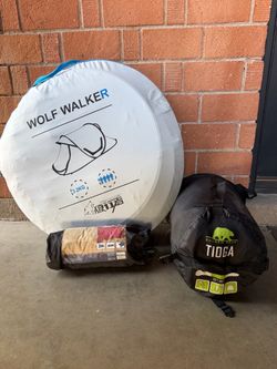 Camping Gear Bundle – Tent, Sleeping Bag & Self-Inflating Pillow