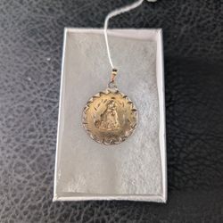 14kt TT Religious Charm