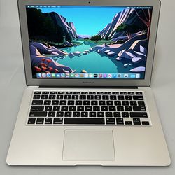 Apple MacBook Air A1466 13” Laptop 2017 8GB RAM Intel Core i5 128GB SSD MacOS Monterey 12 w/ charger - $179