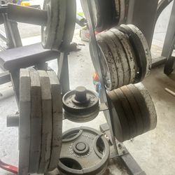 Almost 1000 Lbs Of Olympic Weights