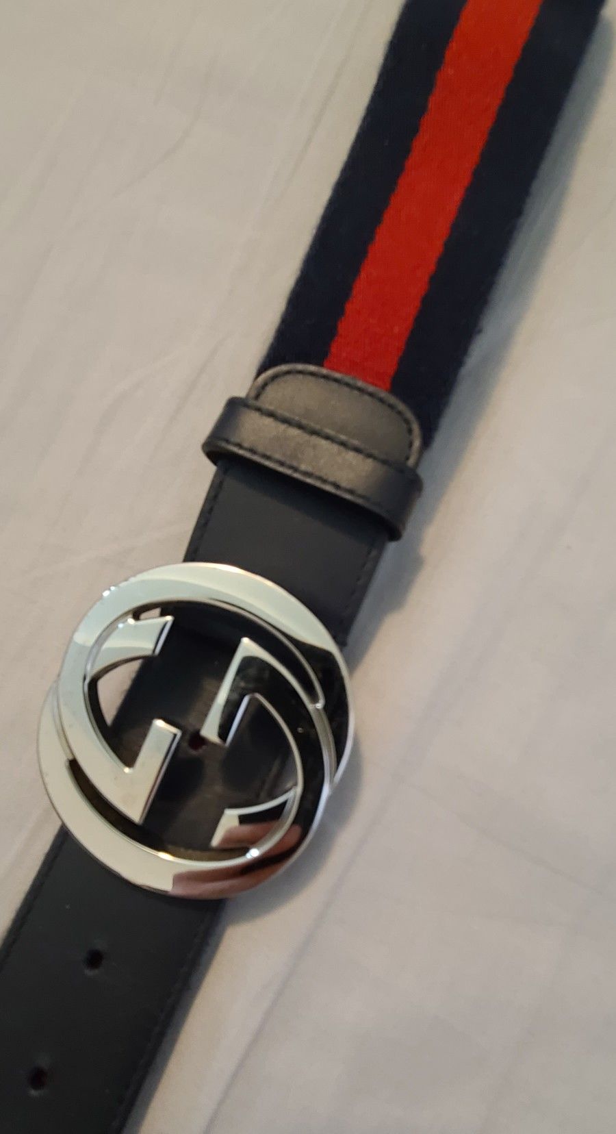 Gucci Web Belt With G Buckle