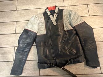 Men’s vintage motorcycle jacket made in England