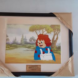 New In Package The Adventures Of Raggedy Ann And Andy Original CBS Cel With COA
