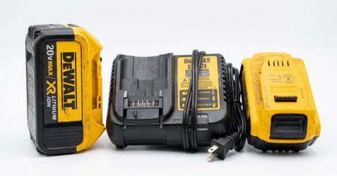 Dewalt 20v max battery lithium ion with charger