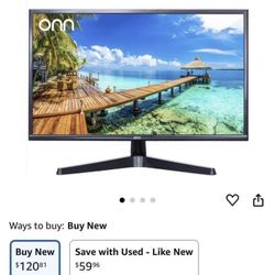 24’inch Onn Gaming Monitor 