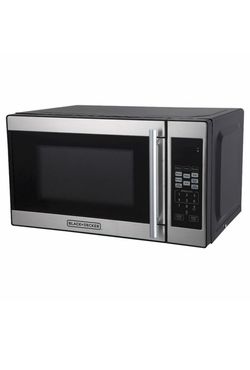 BLACK+DECKER 0.7 Cubic Feet 700 Watt Black Microwave Oven