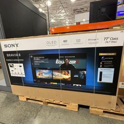 77 “ Sony smart 4K OLED HDR 120HZ BRAVIA 8 TV 