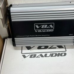  Car Audio Blow Out Amplifier 4 Channel   2 Set of 51/4 Speakers  All V
