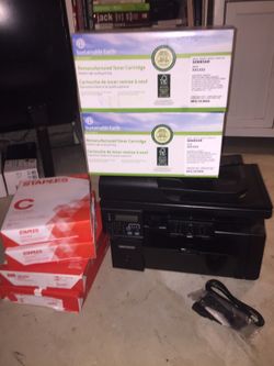 LaserJet M1212 printer w/toner & paper!