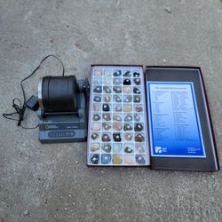 Classroom Collection of Rocks and Minerals Educational Geology 1985 Complete Set & Rock Tumbler kit