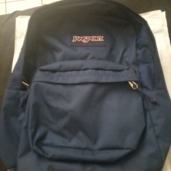 Blue Janssport Backpack 